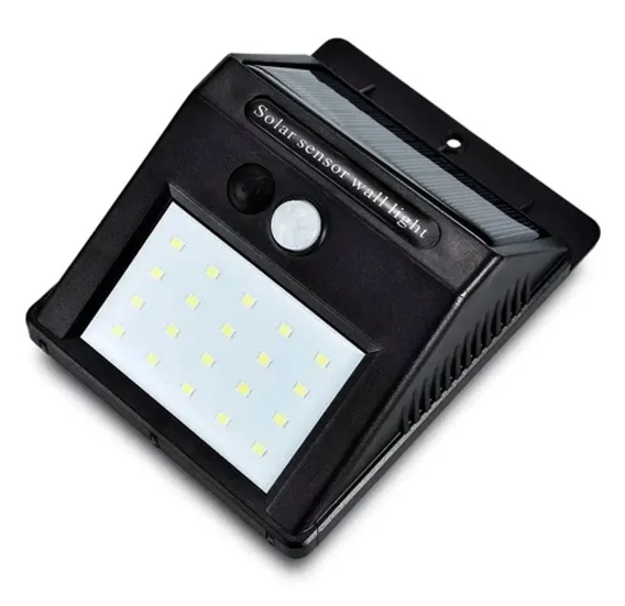 Luminária Solar Sensor Movimento EcoLed