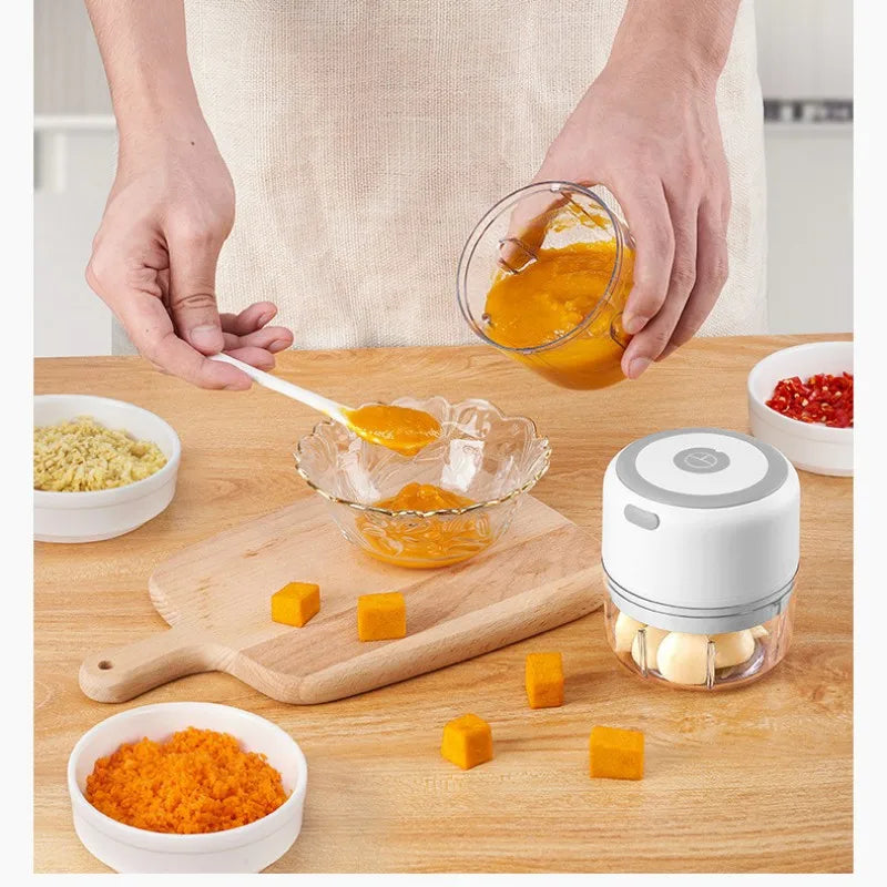 Triturador Mini de Alimentos - Eletric Cutter 250ml