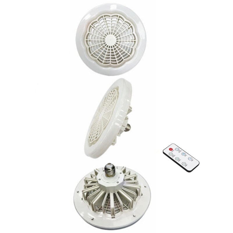 Luminária Ventilador Air Refresh  Led 2 em 1 com Controle Remoto